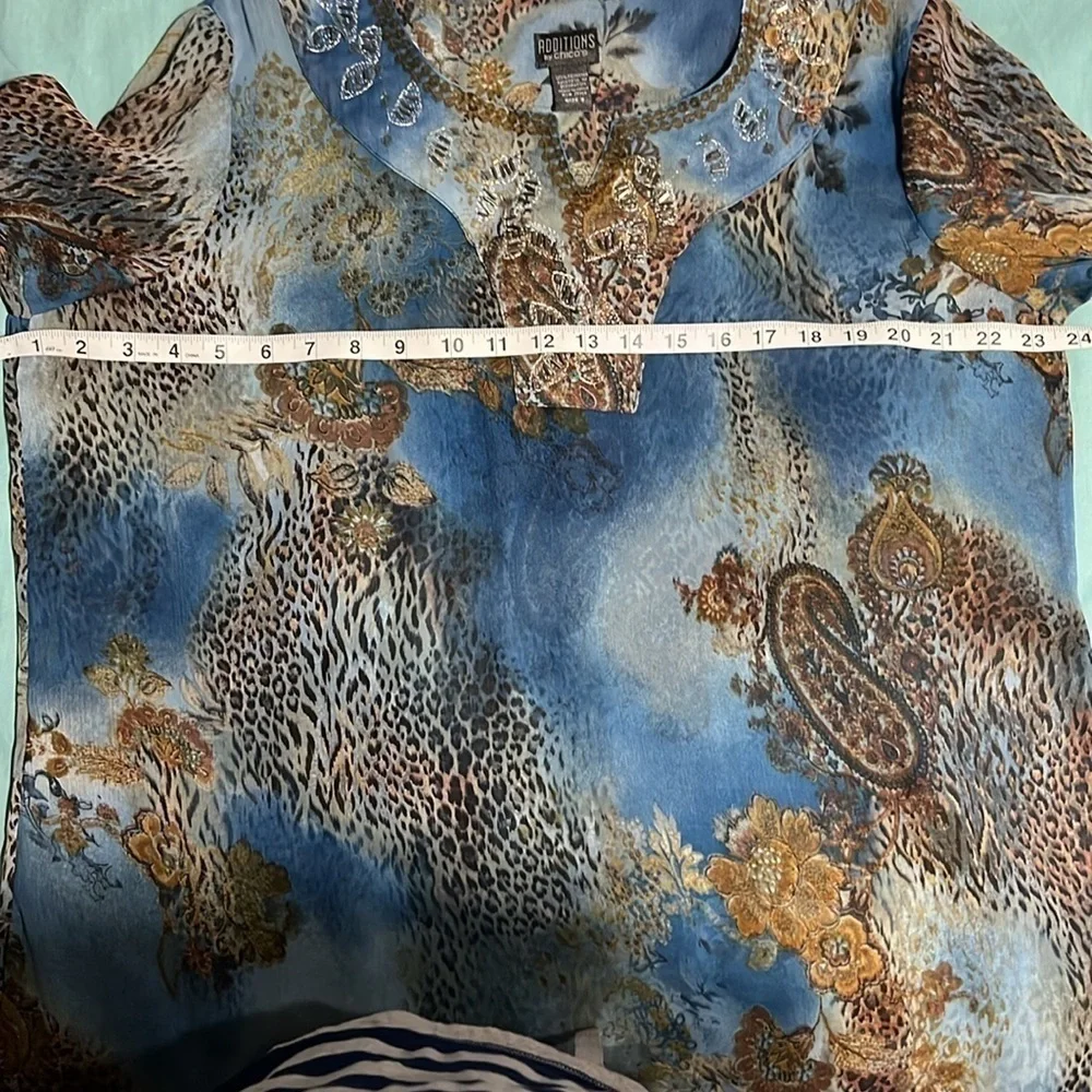 CHICO'S BLOUSE (229T)Posh Show $5.00 - Picture 6 of 7